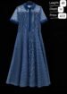 Blue midil